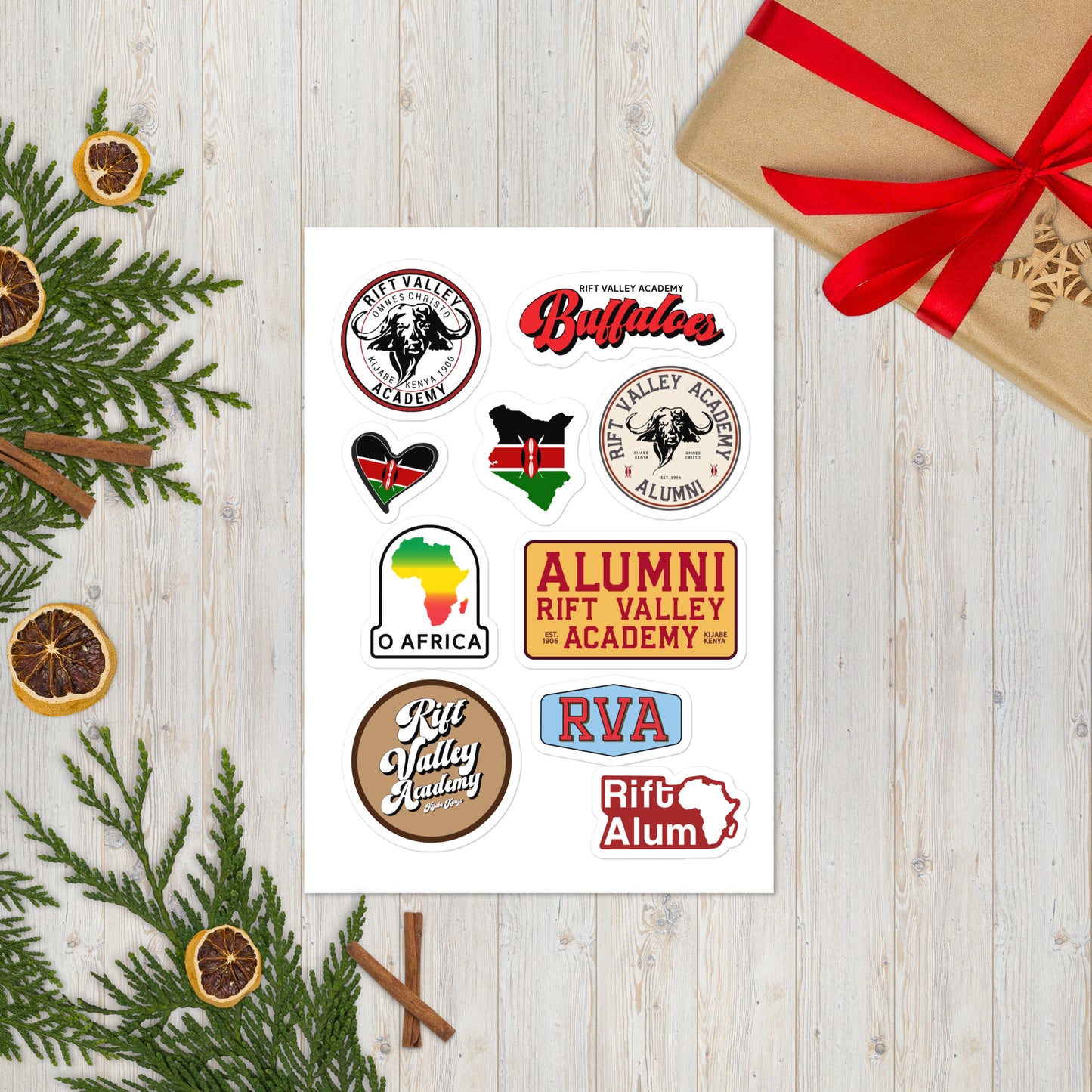 RVA Africa Sticker sheet - small